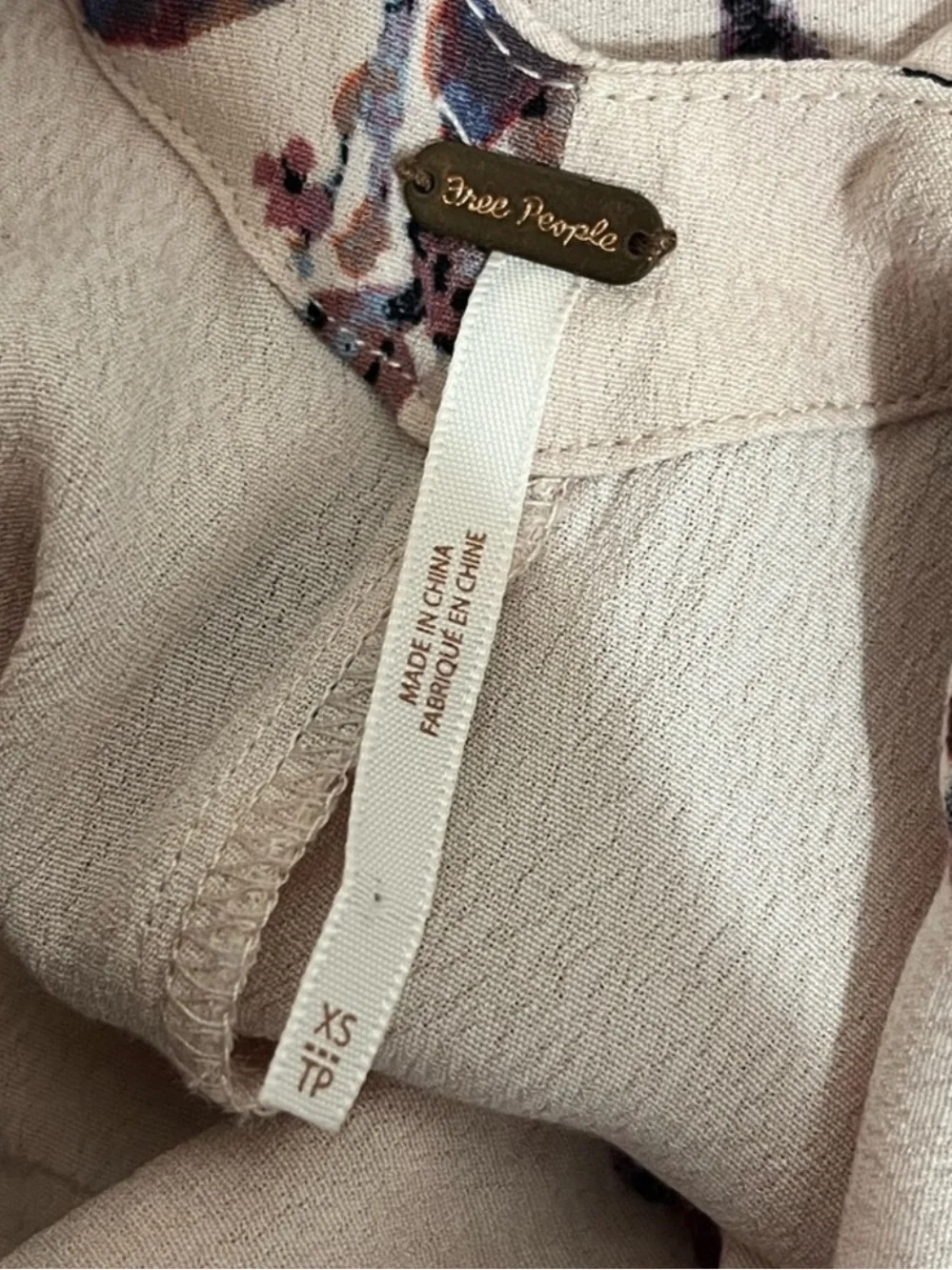 Free People Dream Big Floral Oversized Jumpsuit XS